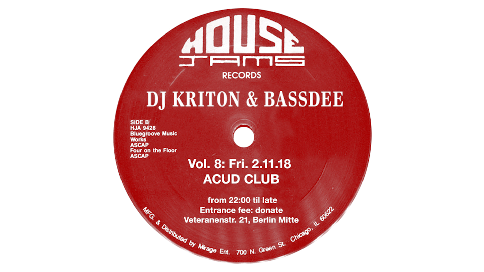 line-up dj kriton [knuggles recordings]  bassdee [hidden hawaii